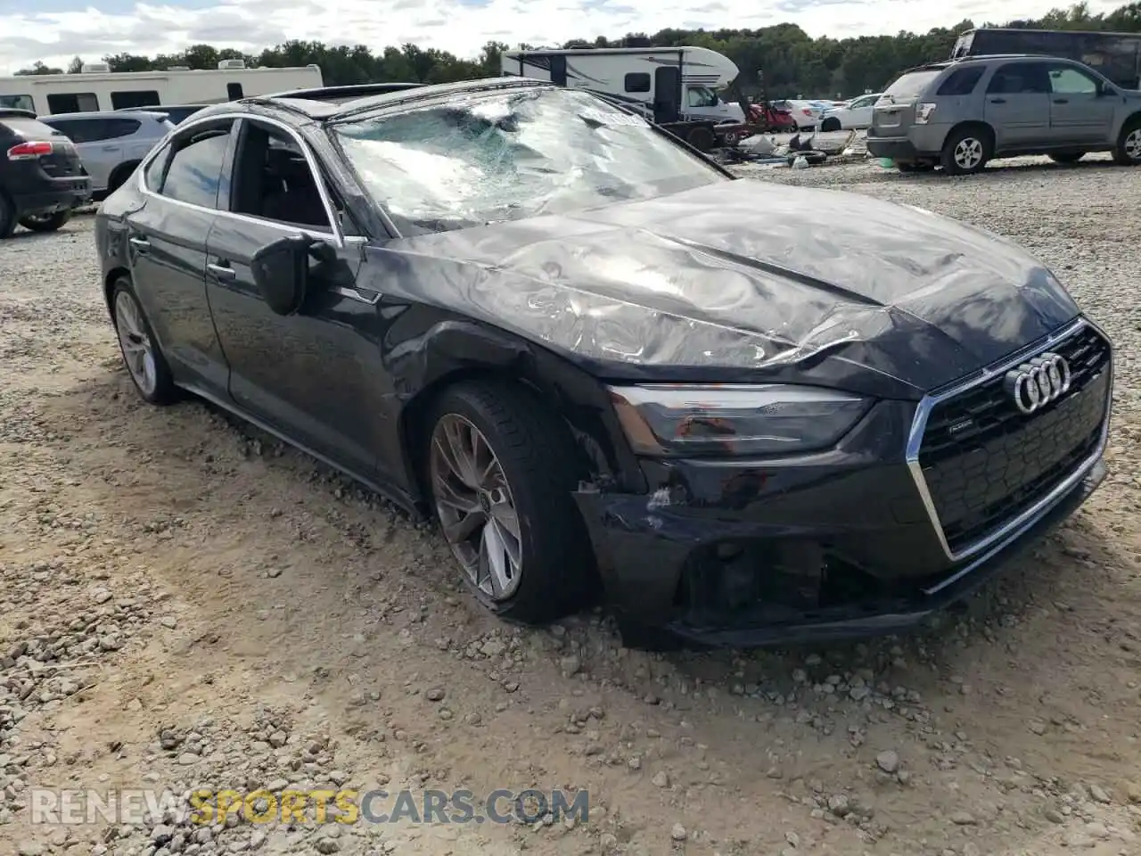 1 Photograph of a damaged car WAUABCF51MA027210 AUDI A5 2021