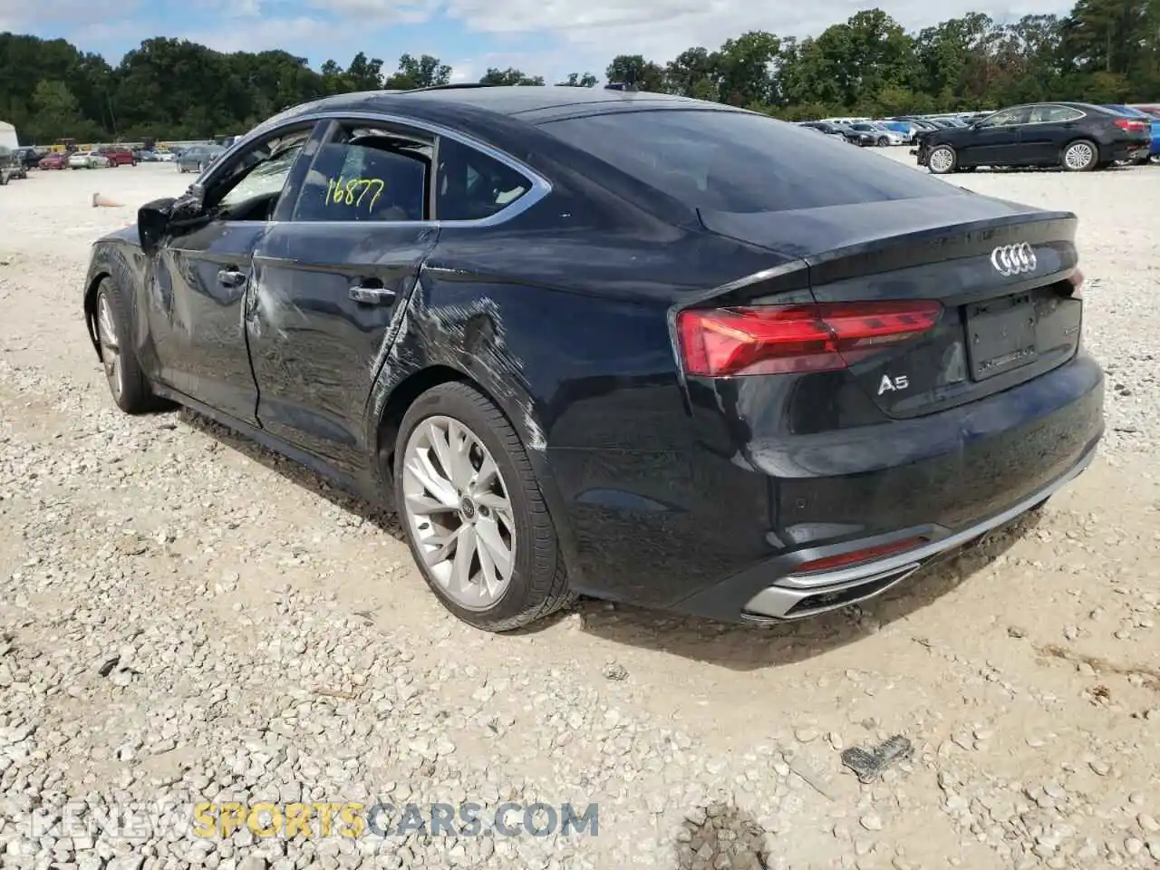 3 Photograph of a damaged car WAUABCF51MA027210 AUDI A5 2021