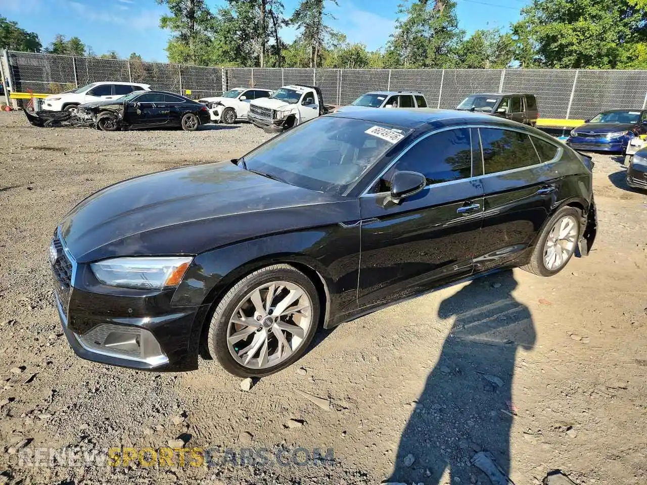 1 Photograph of a damaged car WAUABCF52MA004115 AUDI A5 2021