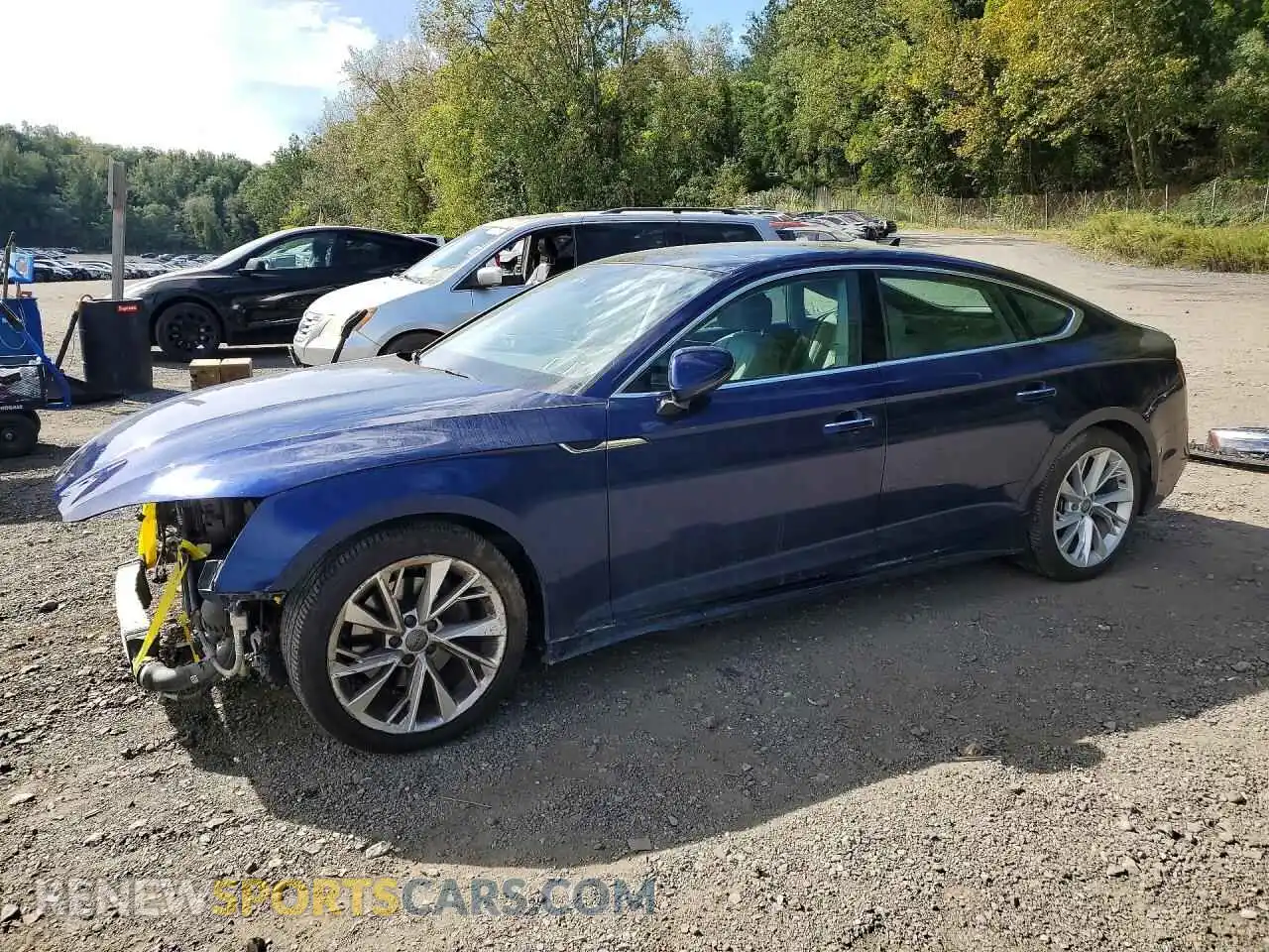1 fotografías del automóvil dañado WAUABCF53MA019786 AUDI A5 2021