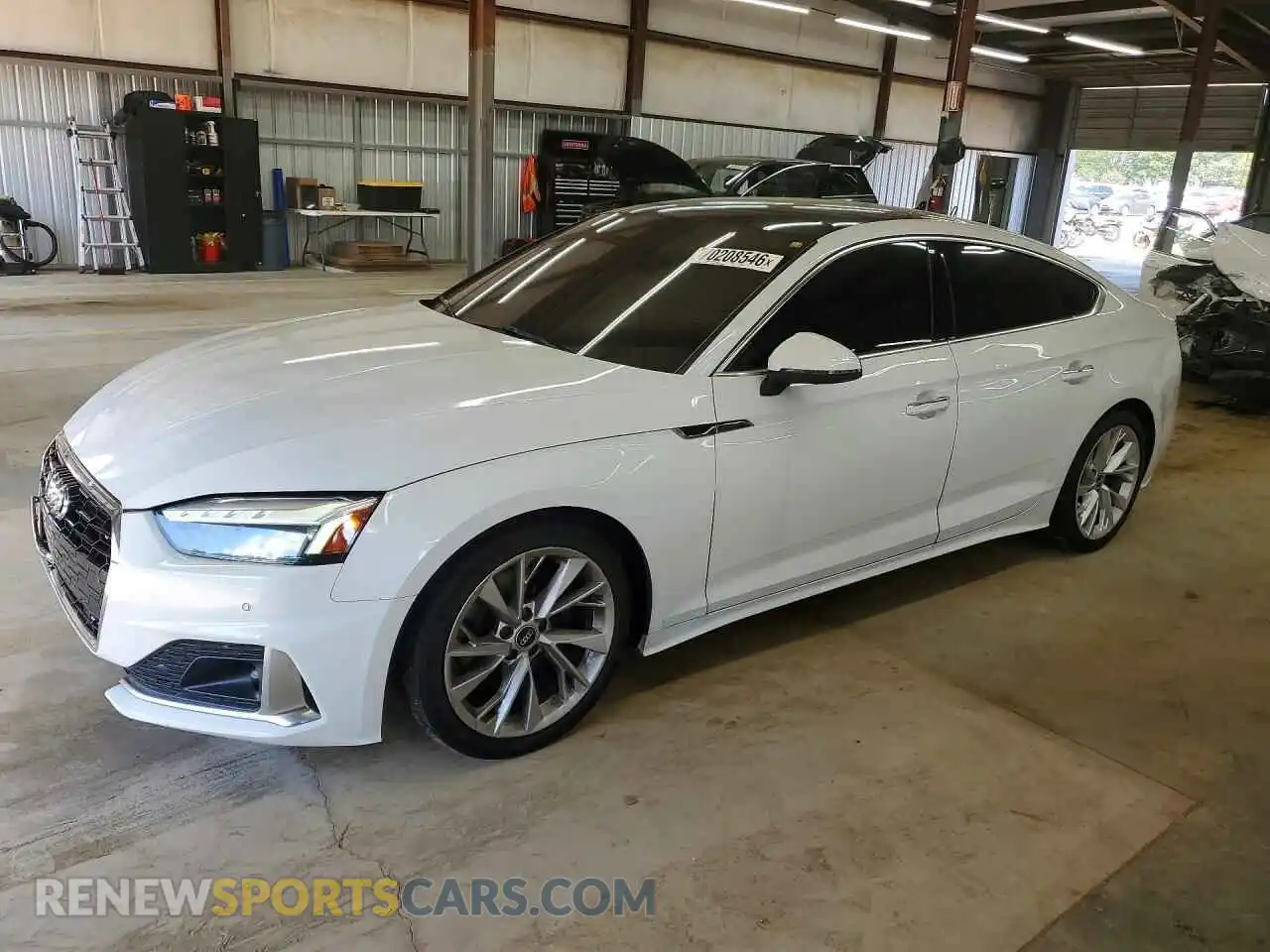 1 Photograph of a damaged car WAUCBCF53MA062467 AUDI A5 2021