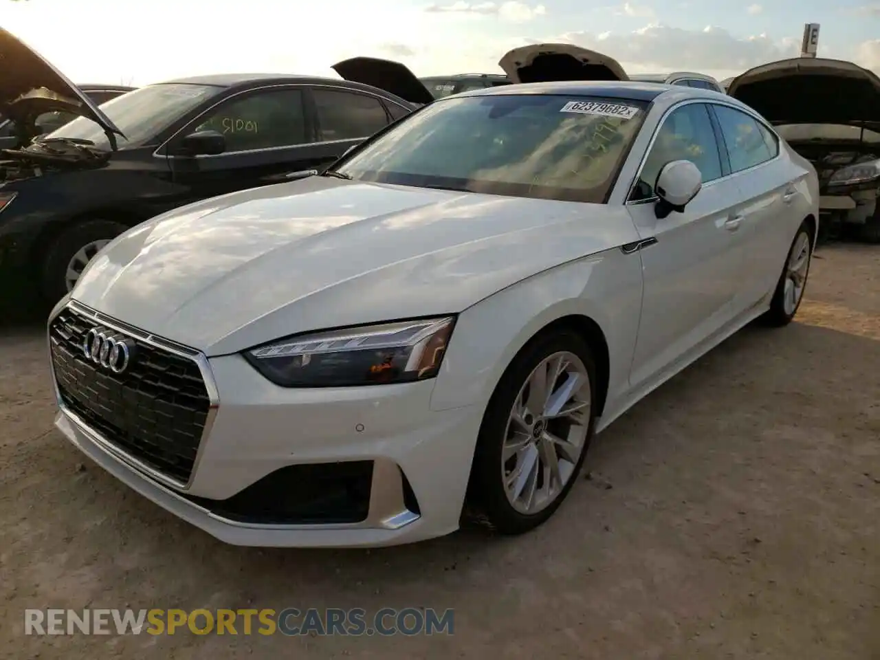 2 Photograph of a damaged car WAUCBCF56MA061636 AUDI A5 2021
