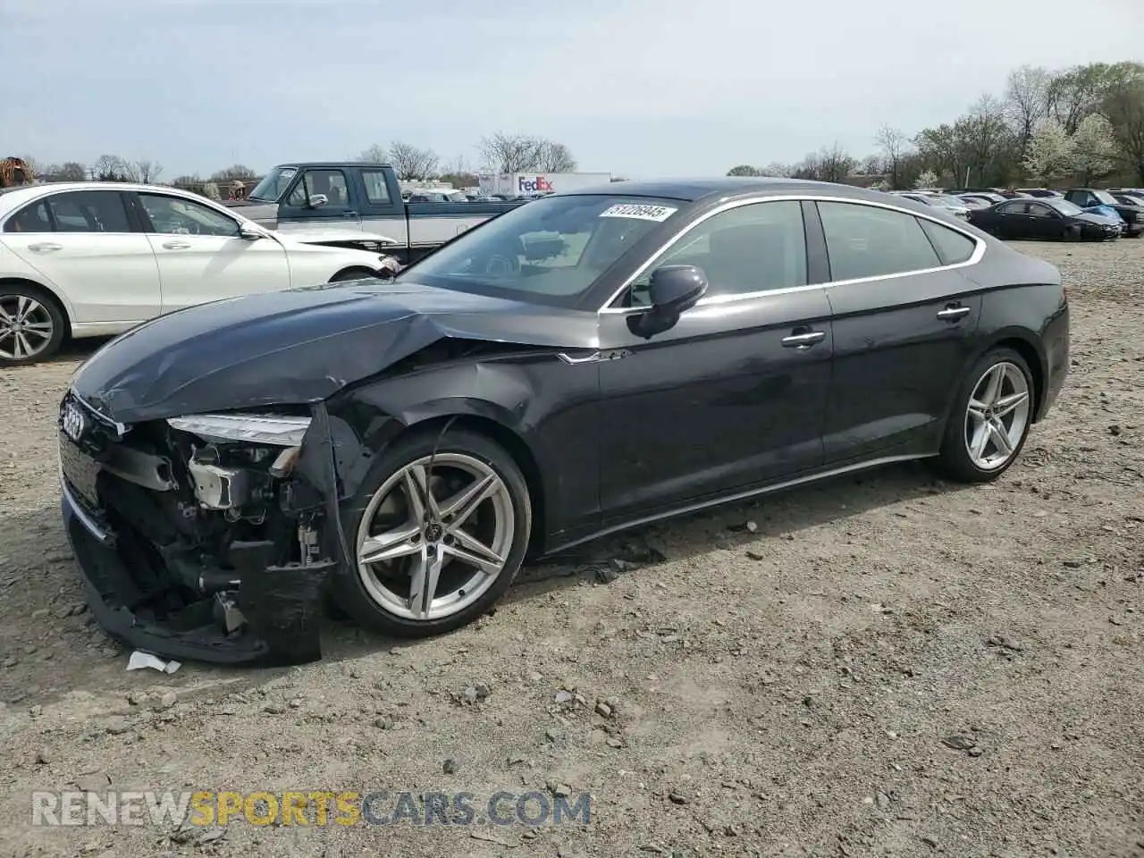 1 Photograph of a damaged car WAUCBCF57MA055196 AUDI A5 2021