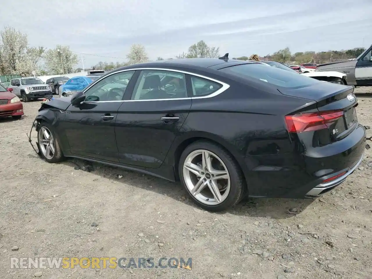 2 Photograph of a damaged car WAUCBCF57MA055196 AUDI A5 2021