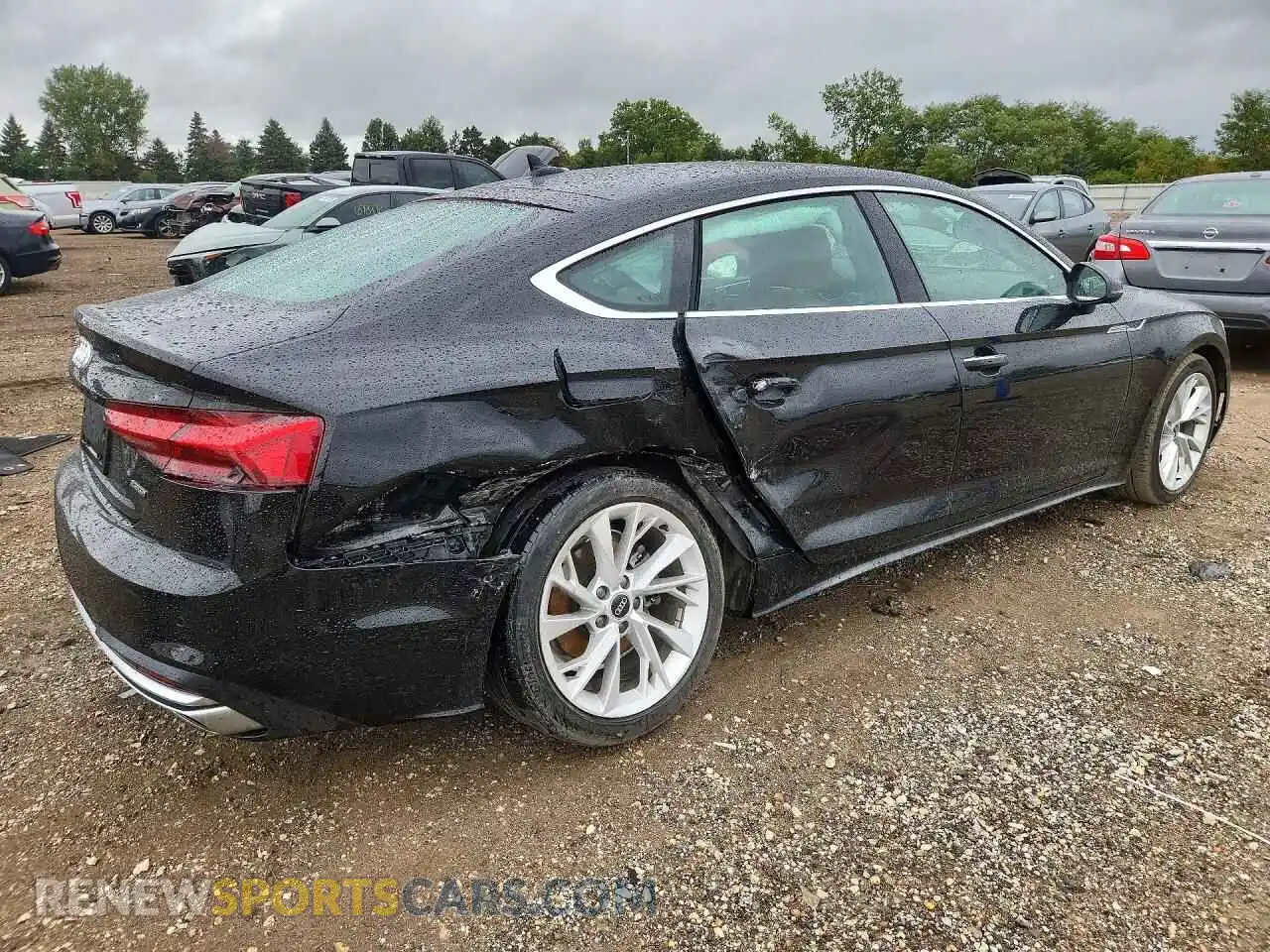 3 Фотография поврежденного автомобиля WAUCBCF58MA051111 AUDI A5 2021