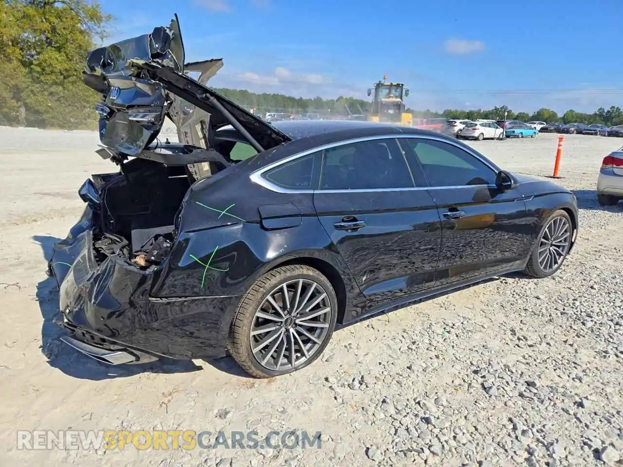 3 Photograph of a damaged car WAUCBCF58MA051349 AUDI A5 2021