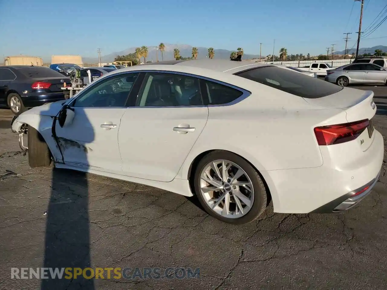 2 Photograph of a damaged car WAUCBCF5XMA006932 AUDI A5 2021