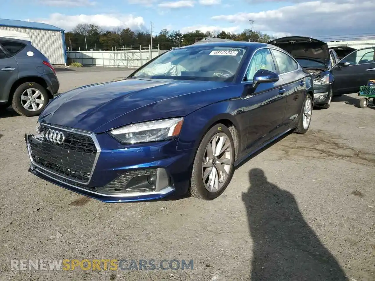 2 Photograph of a damaged car WAUCBCF5XMA062806 AUDI A5 2021