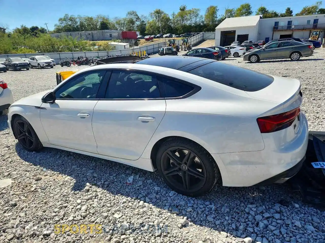 2 Photograph of a damaged car WAUDACF50MA018109 AUDI A5 2021
