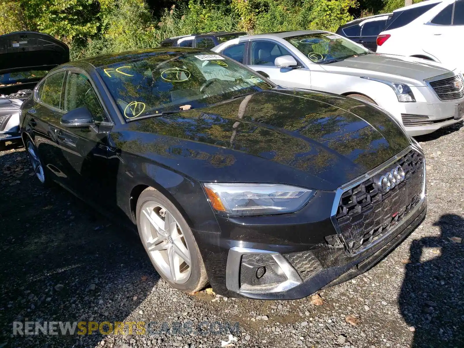 1 Photograph of a damaged car WAUDACF51MA005594 AUDI A5 2021