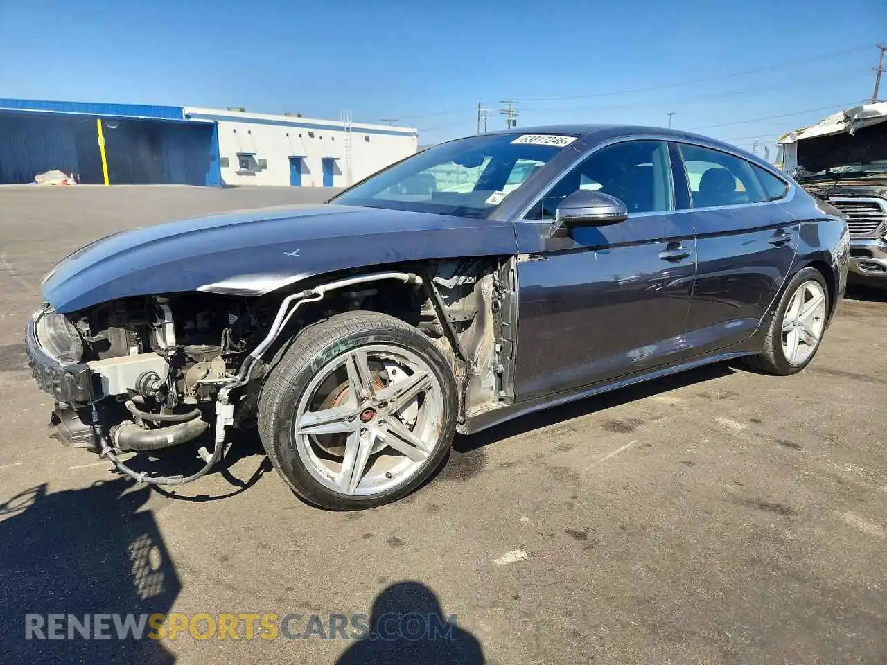 1 Photograph of a damaged car WAUDACF53MA012188 AUDI A5 2021