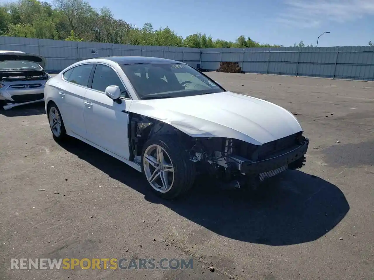 1 Photograph of a damaged car WAUDACF54MA016900 AUDI A5 2021