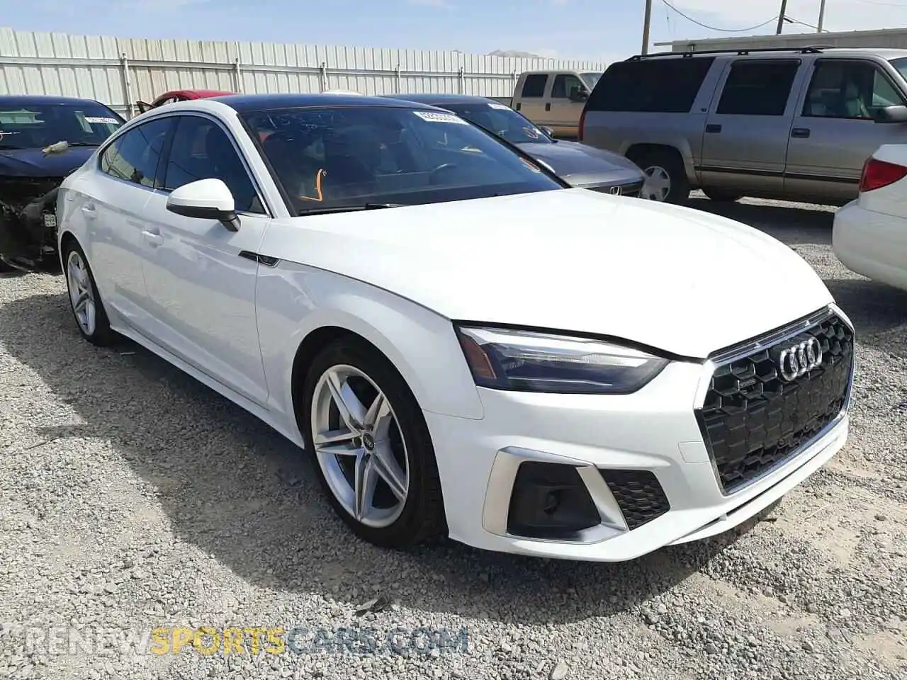 1 Photograph of a damaged car WAUDACF55MA054054 AUDI A5 2021
