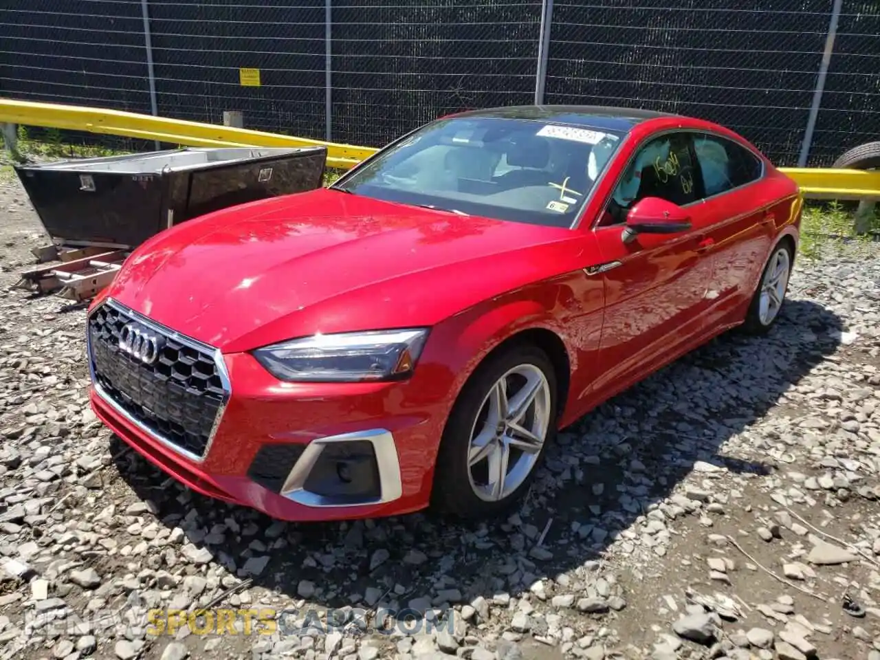 2 Photograph of a damaged car WAUDACF56MA054208 AUDI A5 2021