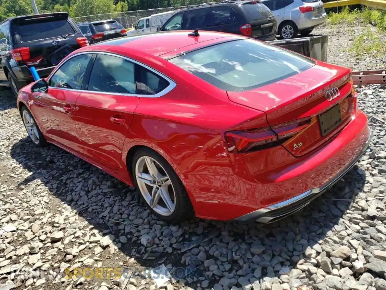 3 Photograph of a damaged car WAUDACF56MA054208 AUDI A5 2021