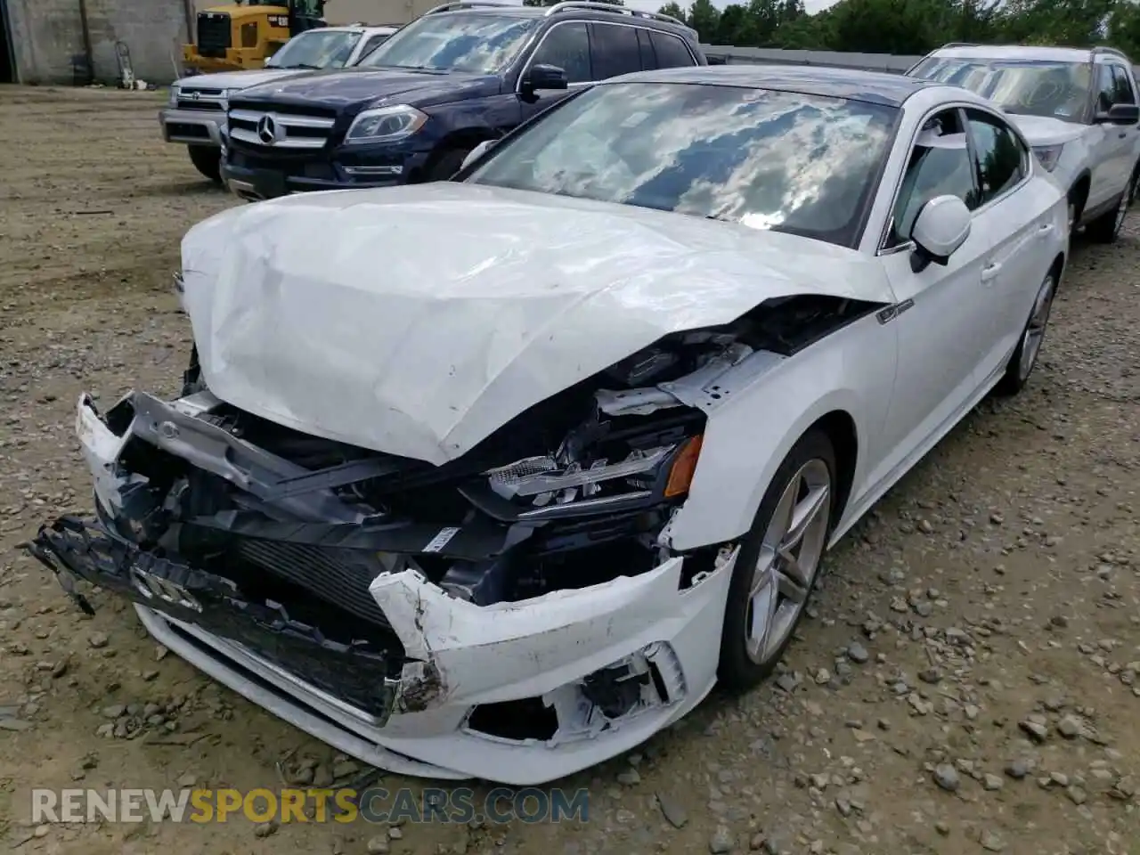2 Photograph of a damaged car WAUDACF57MA010654 AUDI A5 2021