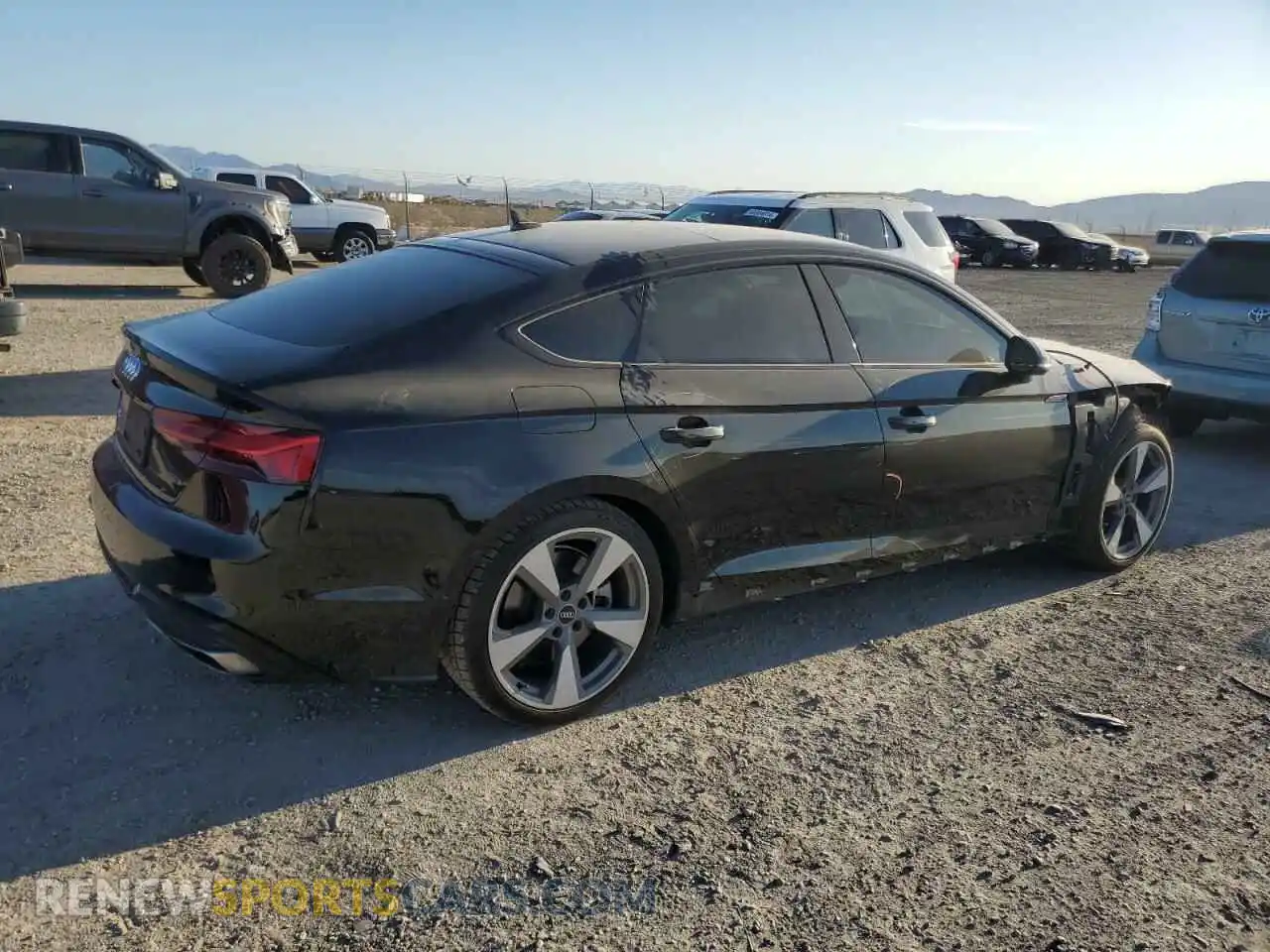 3 Photograph of a damaged car WAUEACF50MA036730 AUDI A5 2021