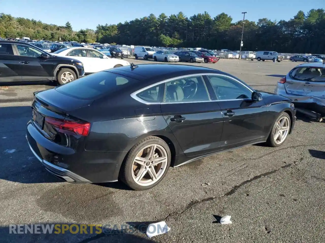 3 Photograph of a damaged car WAUFACF51MA034246 AUDI A5 2021
