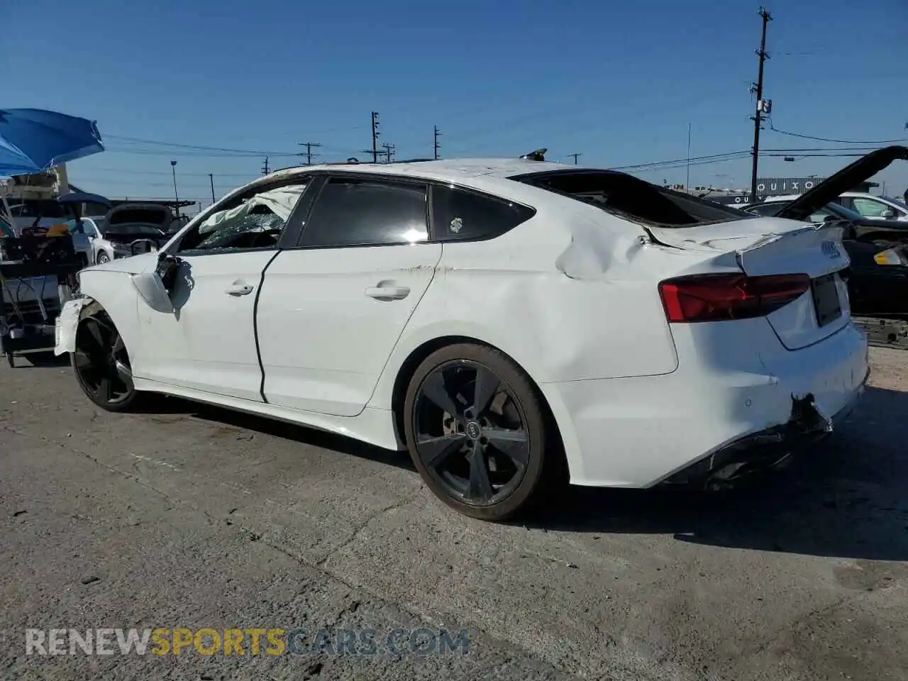 2 Photograph of a damaged car WAUFACF51MA040953 AUDI A5 2021
