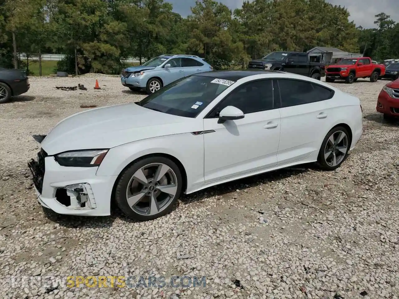 1 Photograph of a damaged car WAUFACF52MA024003 AUDI A5 2021