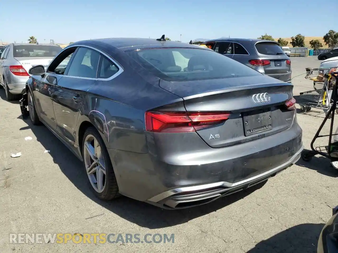2 Photograph of a damaged car WAUFACF52MA025944 AUDI A5 2021