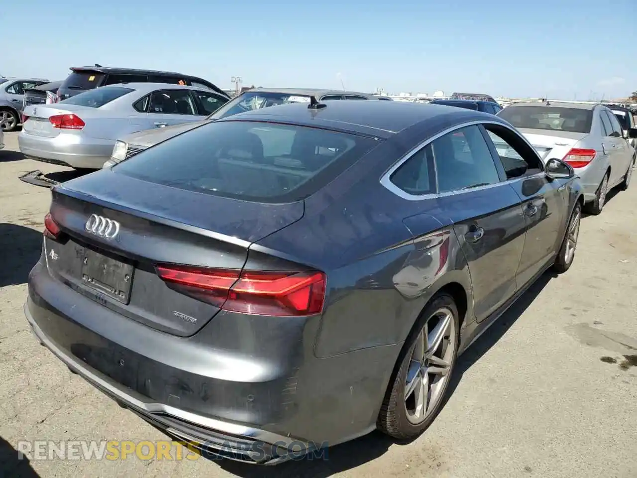 3 Photograph of a damaged car WAUFACF52MA025944 AUDI A5 2021