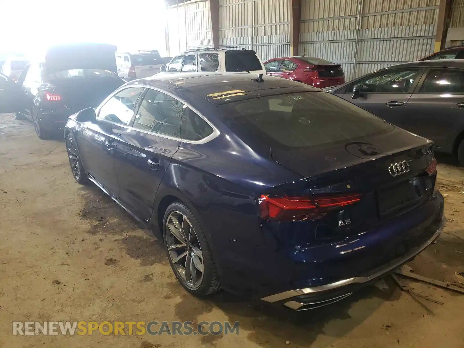 3 Photograph of a damaged car WAUFACF52MA041836 AUDI A5 2021