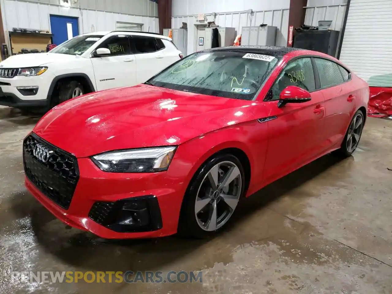 2 Photograph of a damaged car WAUFACF54MA024942 AUDI A5 2021