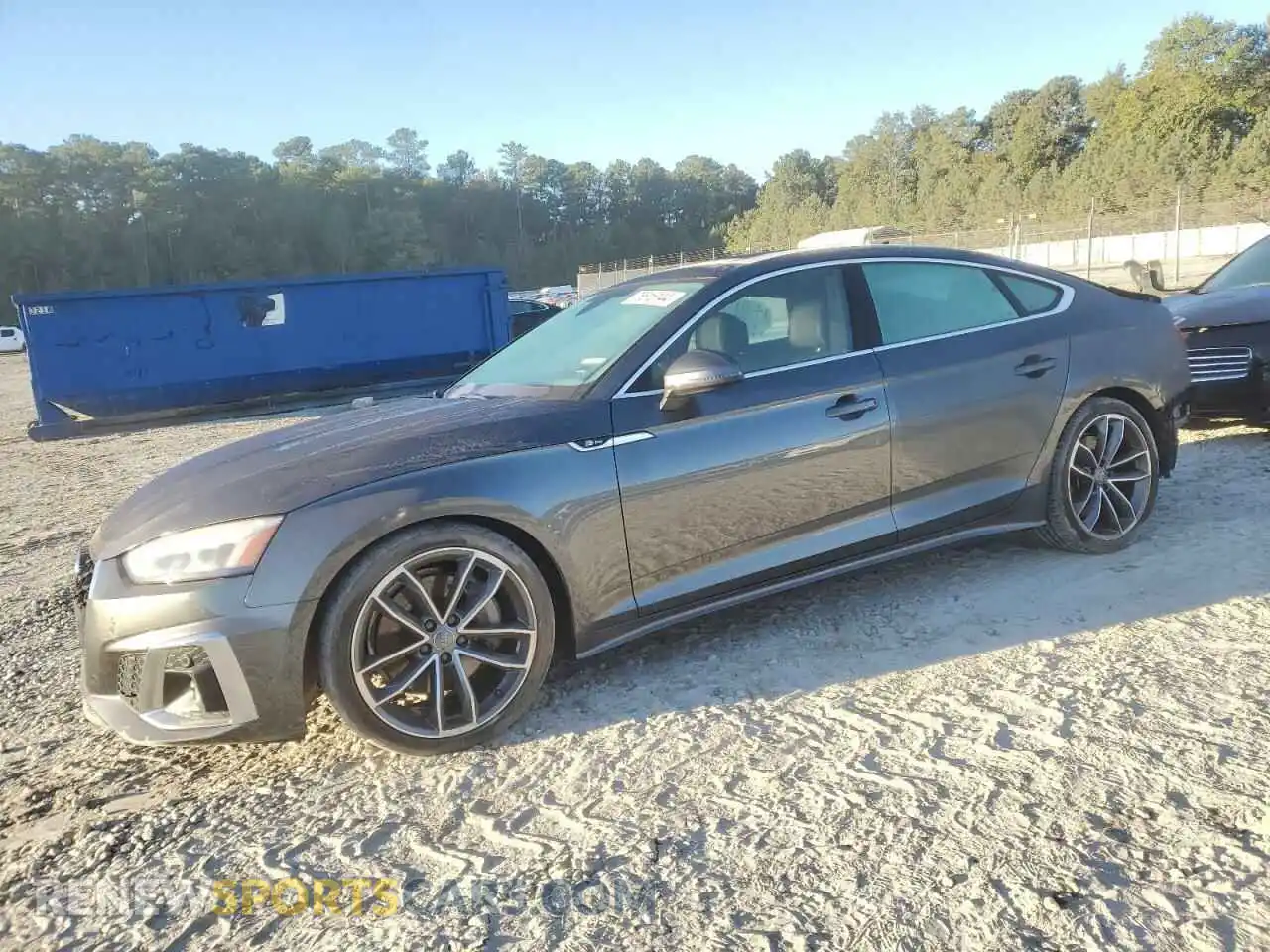 1 Photograph of a damaged car WAUFACF55MA019605 AUDI A5 2021