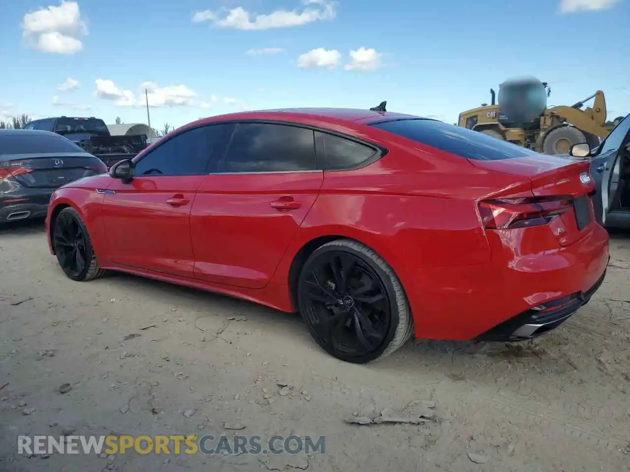2 Photograph of a damaged car WAUFACF55MA027073 AUDI A5 2021