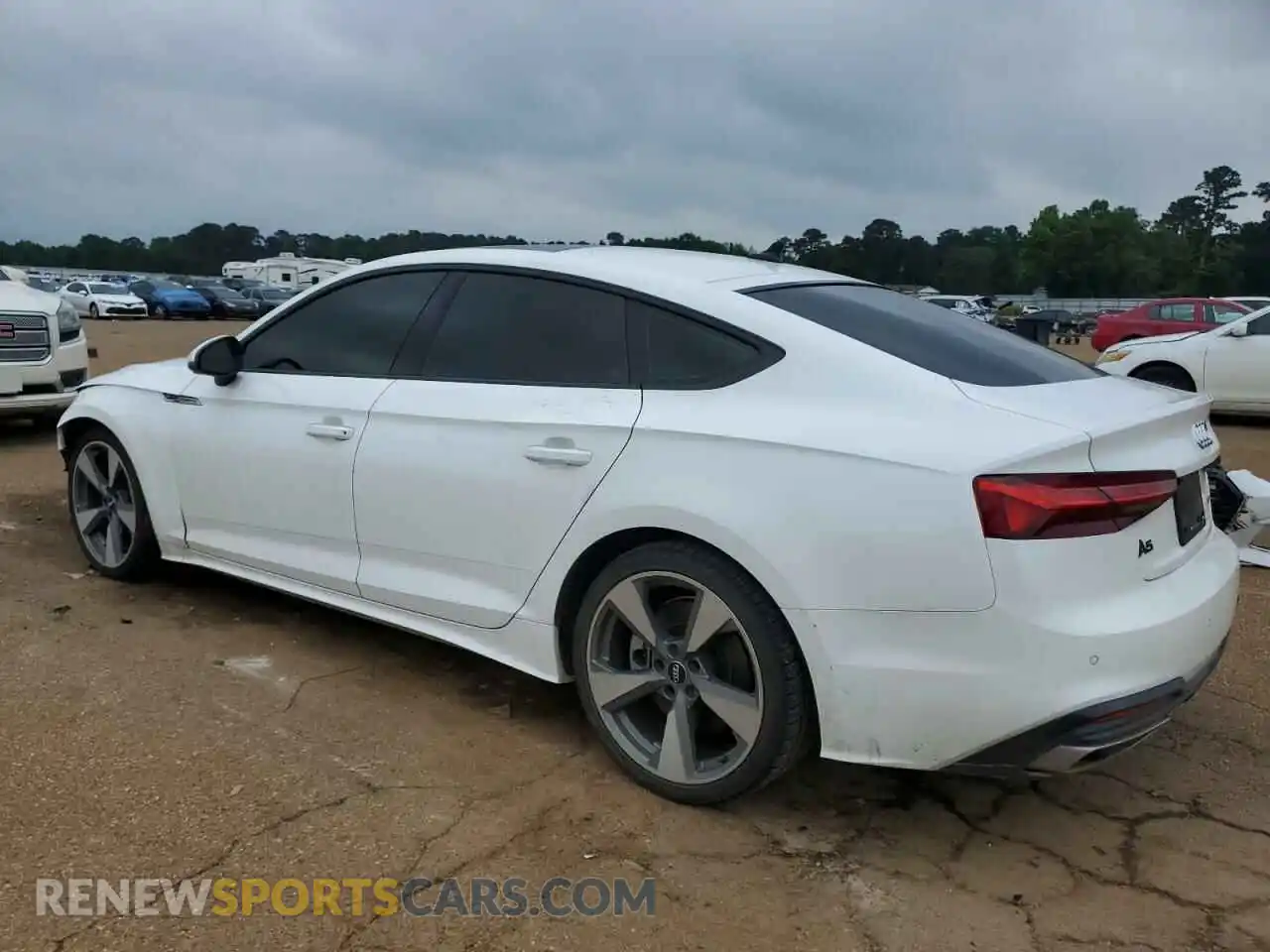 2 Photograph of a damaged car WAUFACF58MA019744 AUDI A5 2021