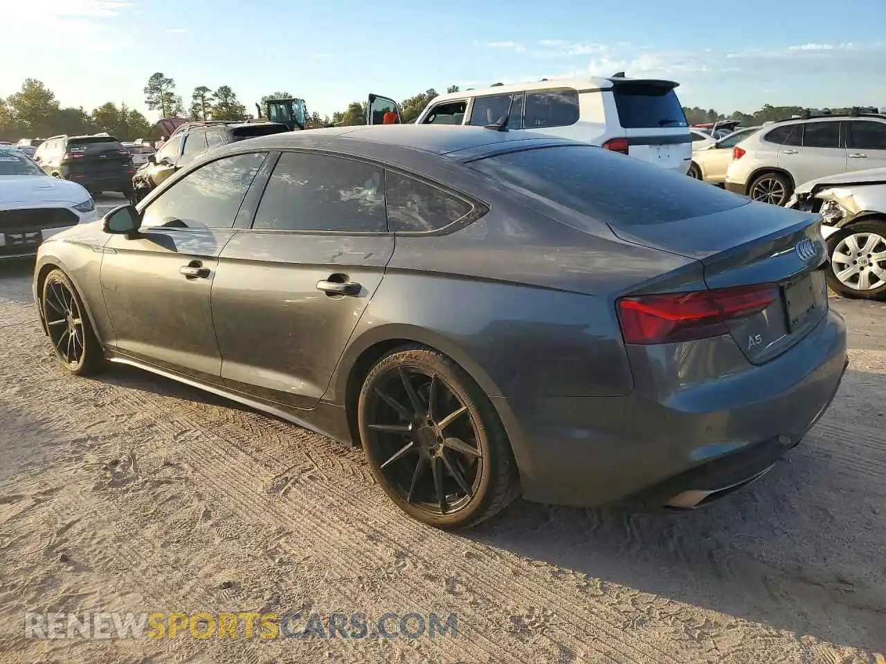 2 Photograph of a damaged car WAUFACF58MA042232 AUDI A5 2021