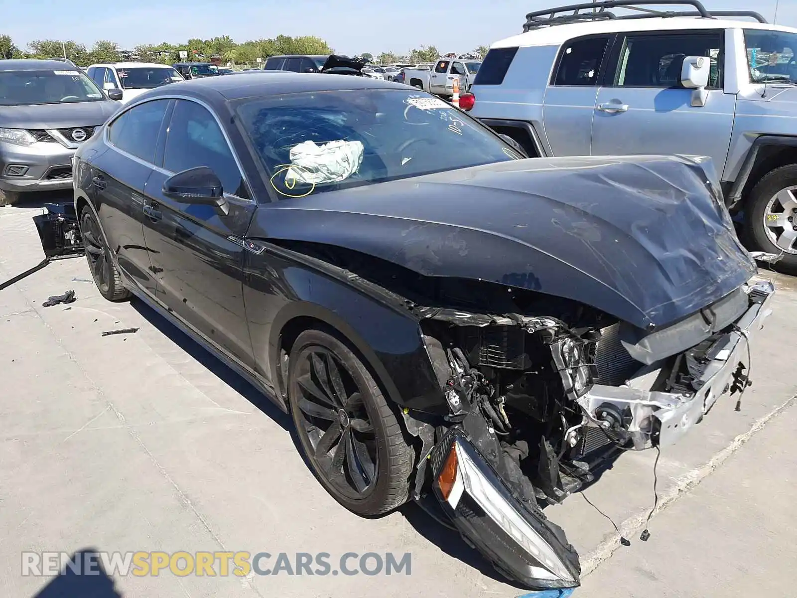 1 Photograph of a damaged car WAUFACF58MA050332 AUDI A5 2021