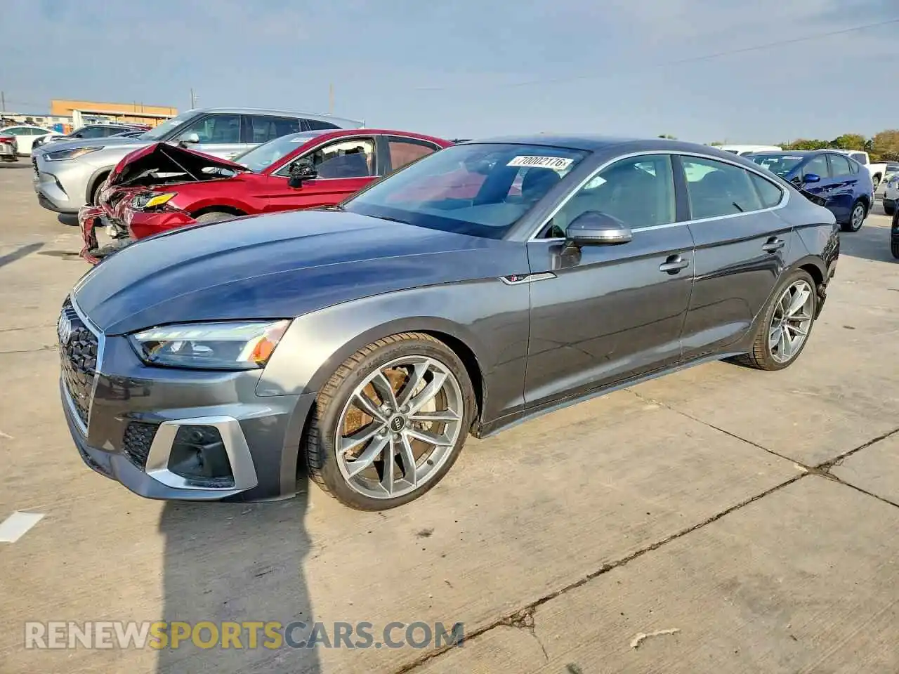 1 fotografías del automóvil dañado WAUFACF58MA050458 AUDI A5 2021