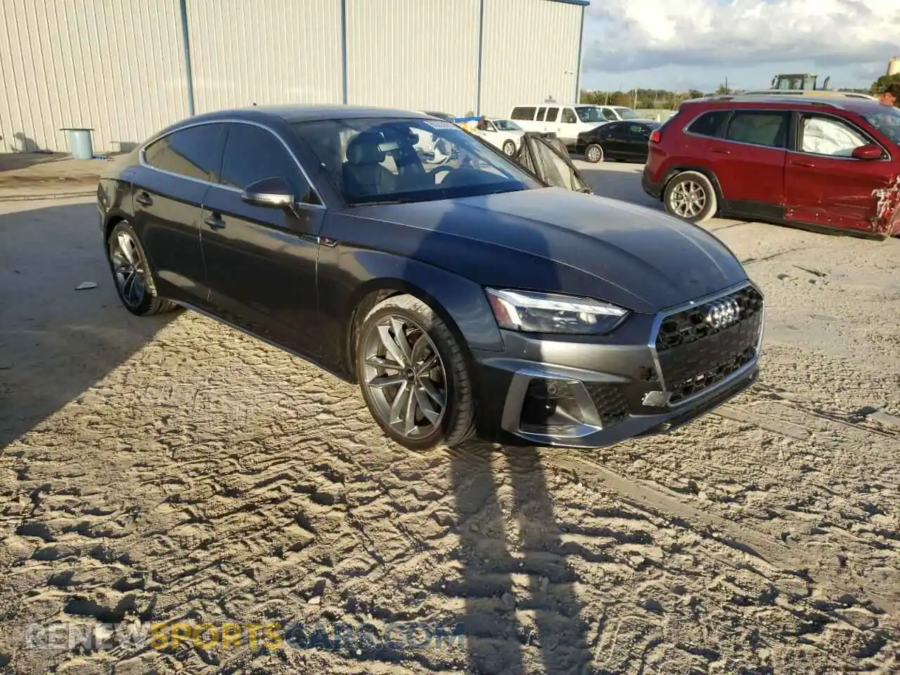 1 Photograph of a damaged car WAUFACF59MA041249 AUDI A5 2021