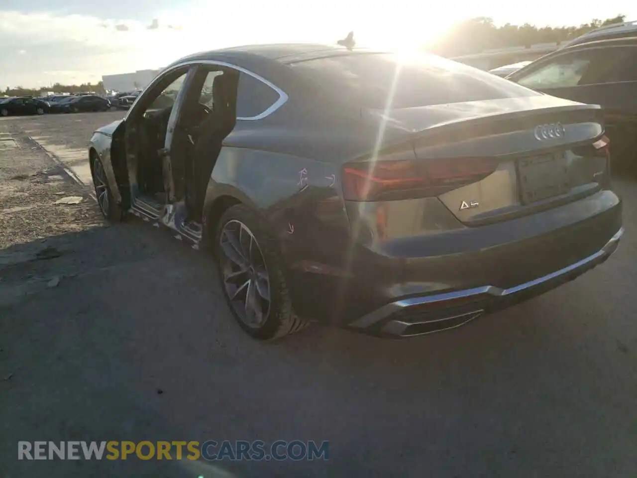 3 Photograph of a damaged car WAUFACF59MA041249 AUDI A5 2021