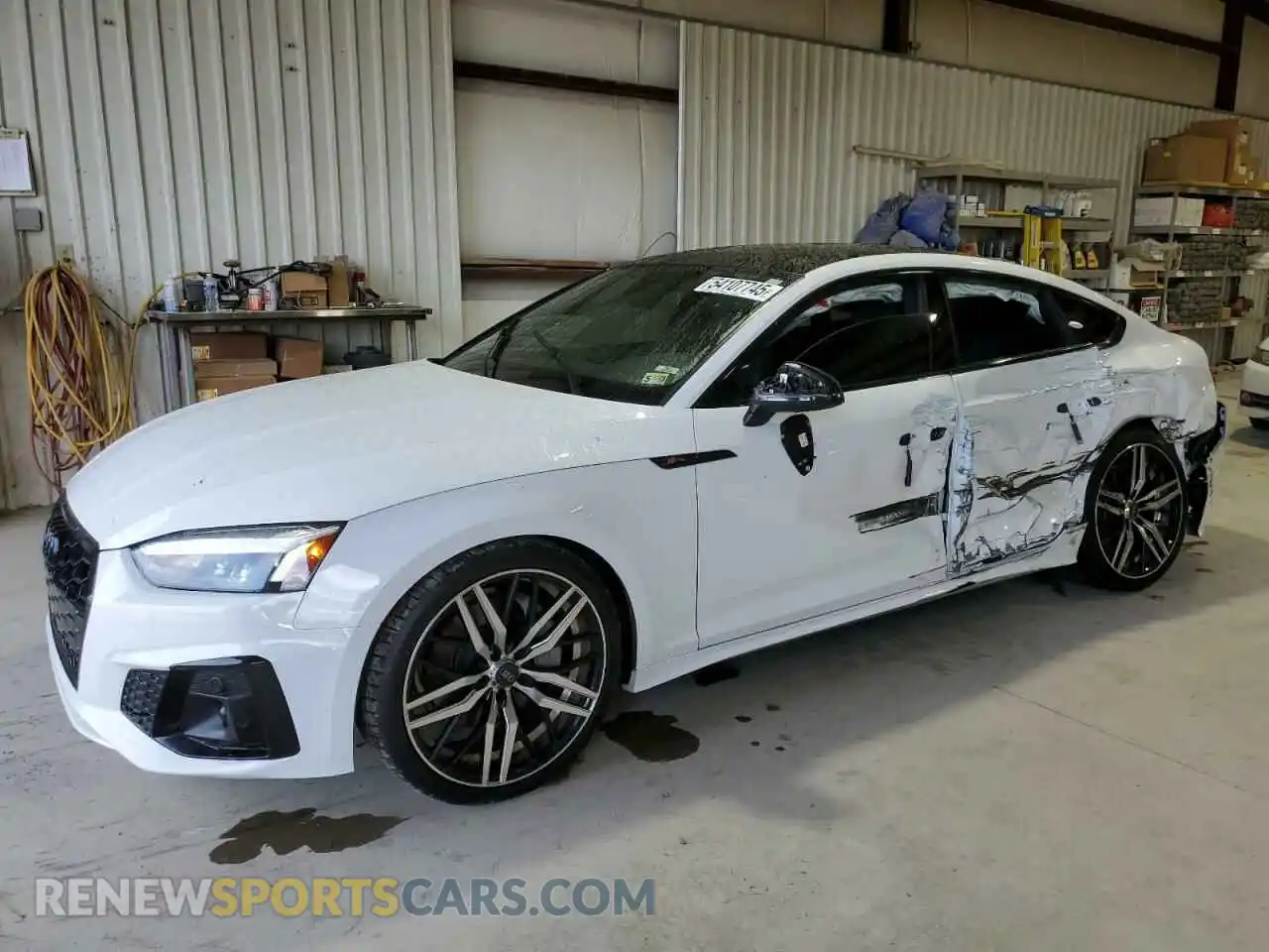 1 Photograph of a damaged car WAUFACF5XMA050168 AUDI A5 2021