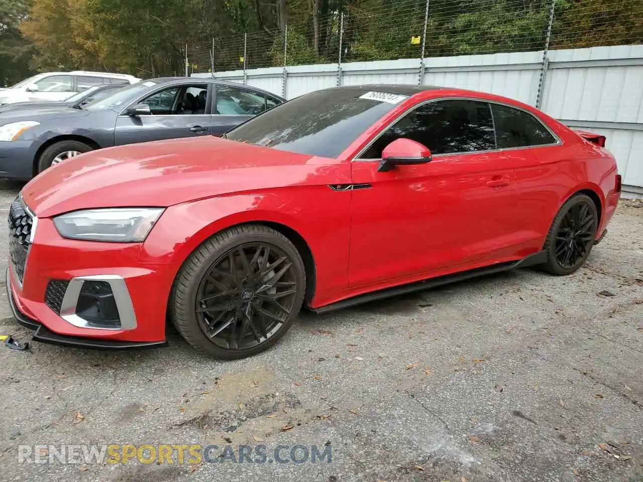 1 Photograph of a damaged car WAUSAAF55MA009062 AUDI A5 2021