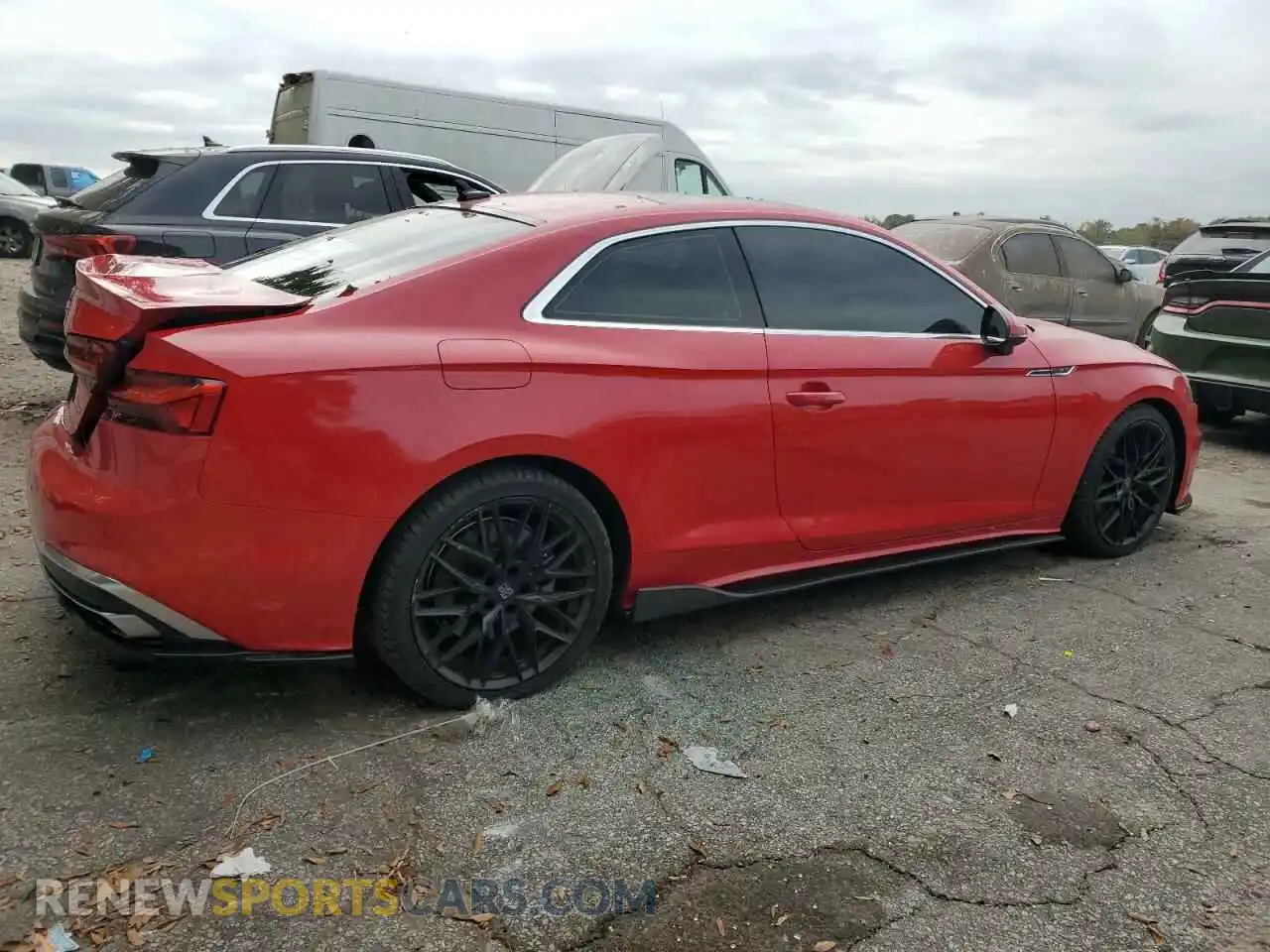 3 Photograph of a damaged car WAUSAAF55MA009062 AUDI A5 2021