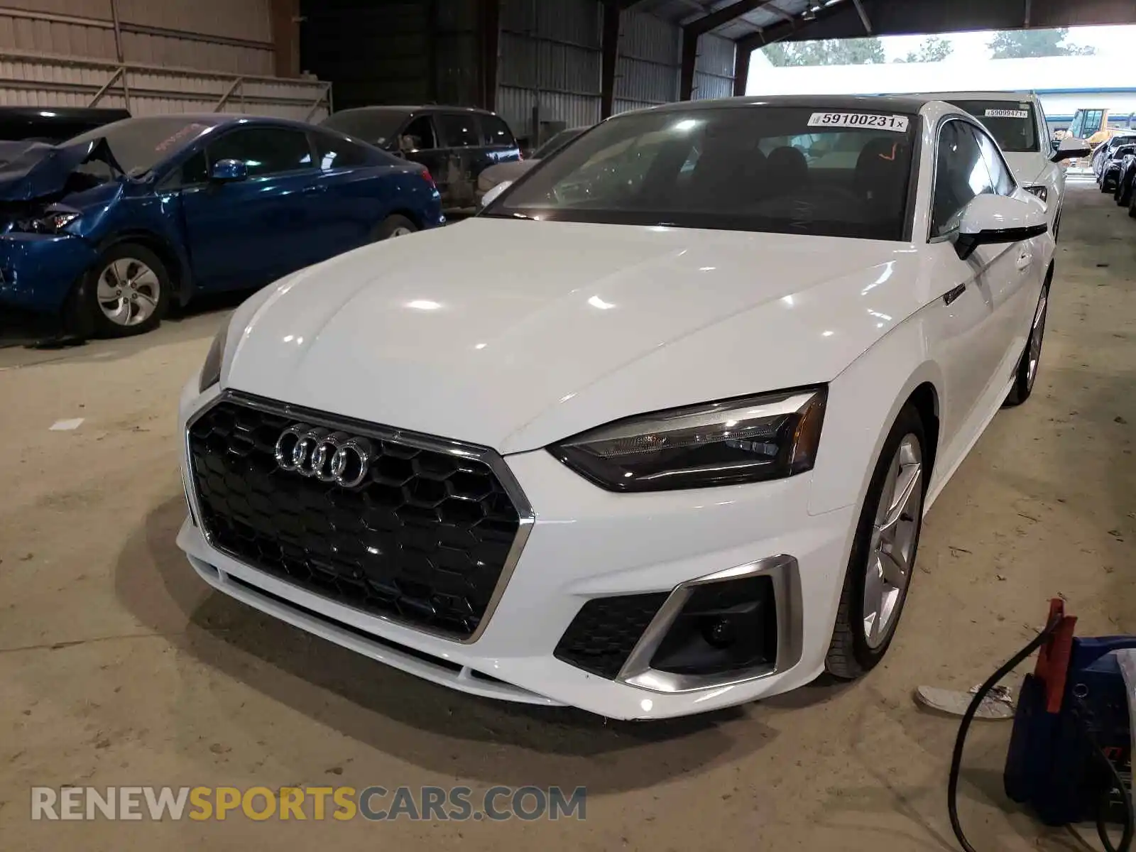2 Фотография поврежденного автомобиля WAUSAAF59MA038564 AUDI A5 2021