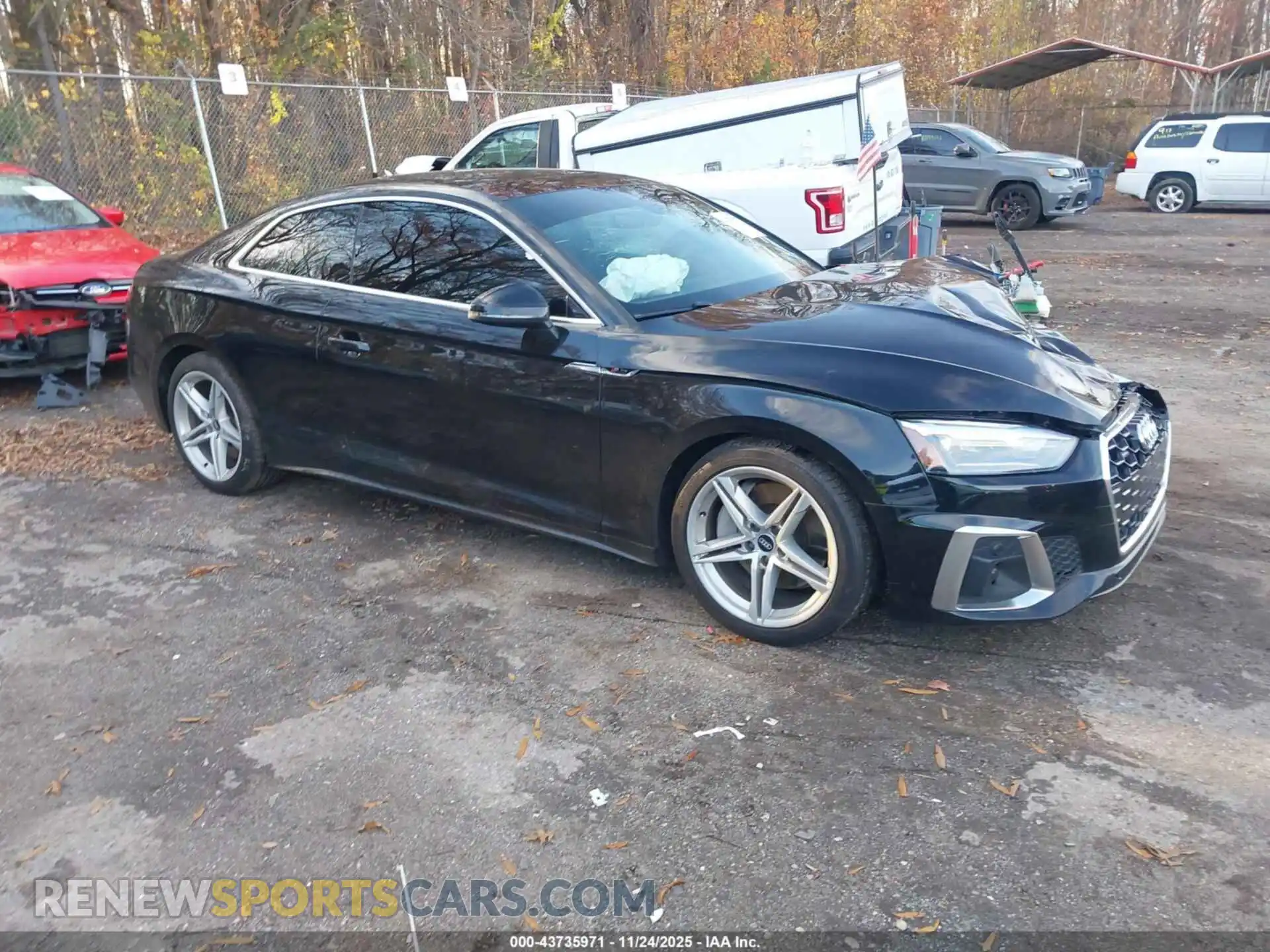 1 Photograph of a damaged car WAUSAAF59MA054957 AUDI A5 2021