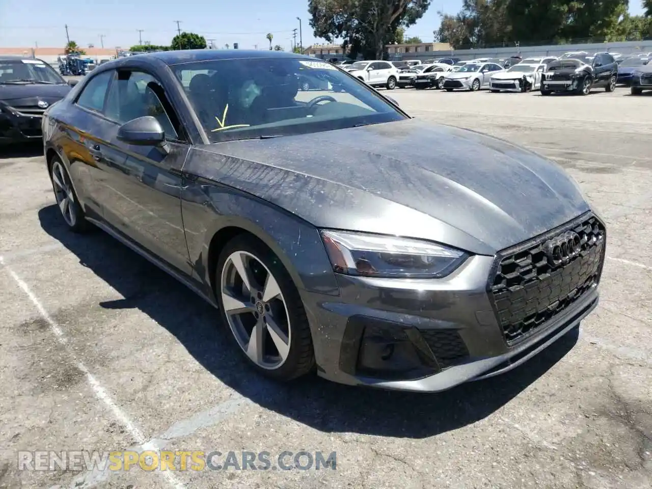 1 fotografías del automóvil dañado WAUTAAF53MA055753 AUDI A5 2021