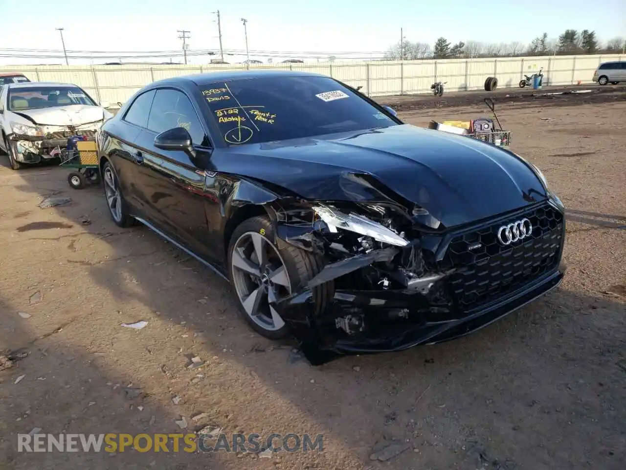 1 Photograph of a damaged car WAUTAAF56MA012475 AUDI A5 2021