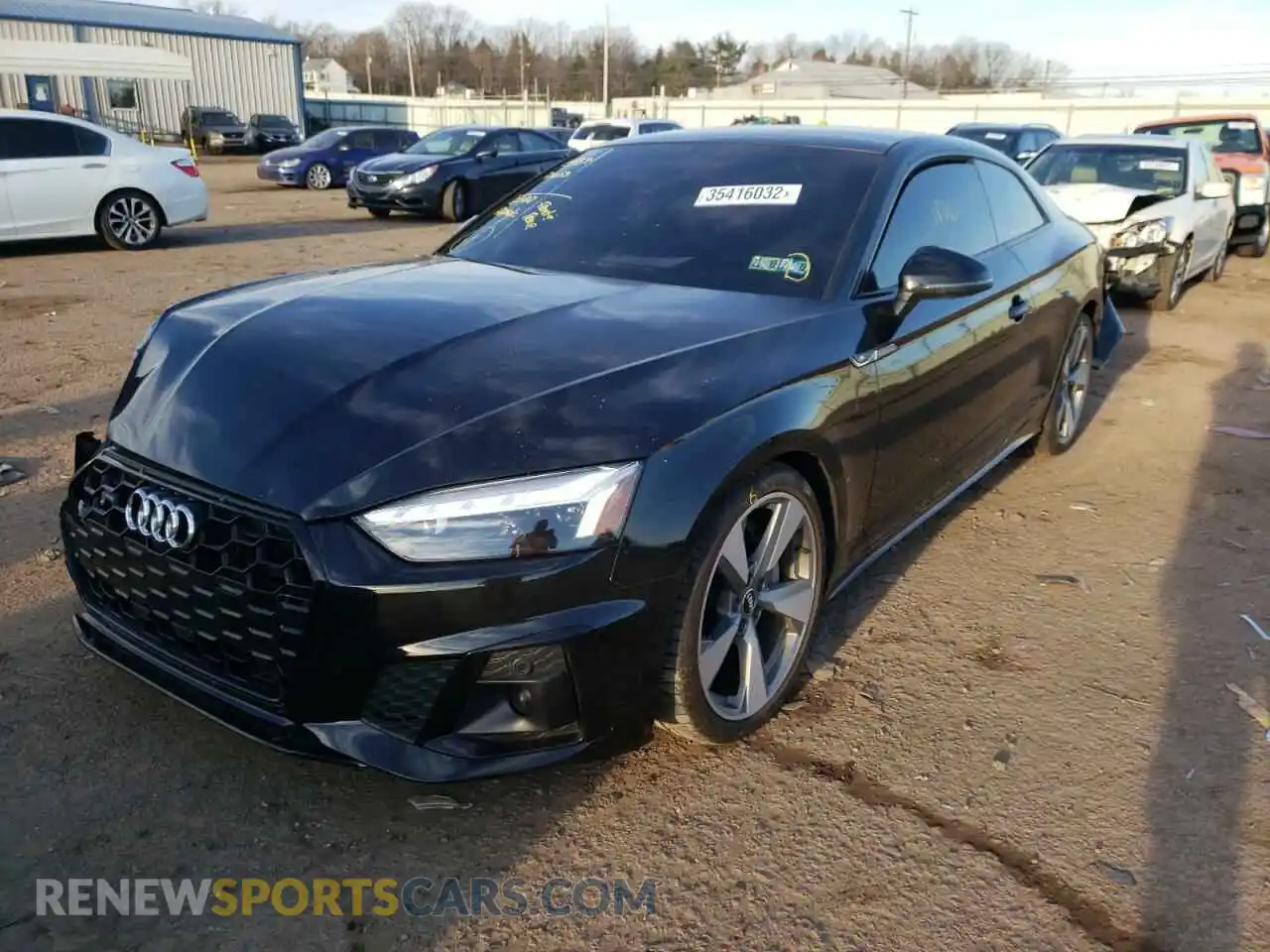 2 Photograph of a damaged car WAUTAAF56MA012475 AUDI A5 2021