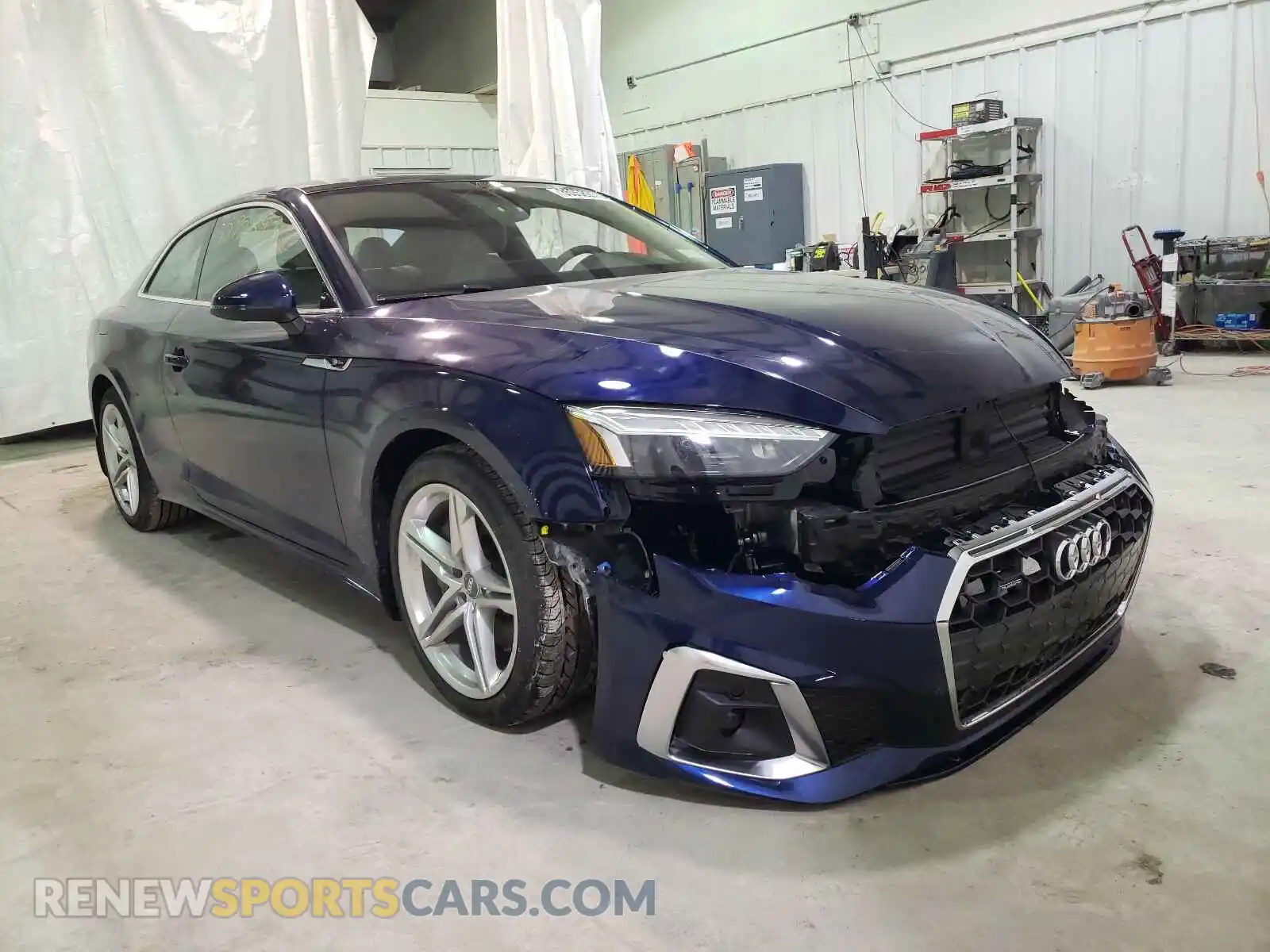 1 fotografías del automóvil dañado WAUTAAF56MA017028 AUDI A5 2021