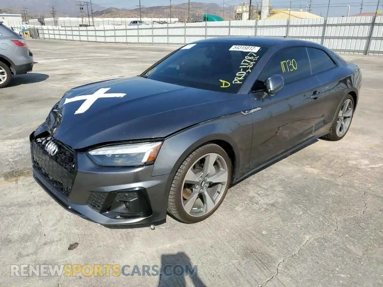 2 Photograph of a damaged car WAUTAAF59MA022093 AUDI A5 2021