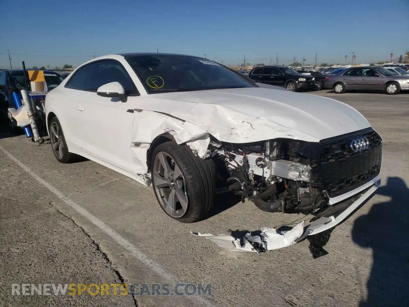 1 Photograph of a damaged car WAUTAAF59MA023499 AUDI A5 2021