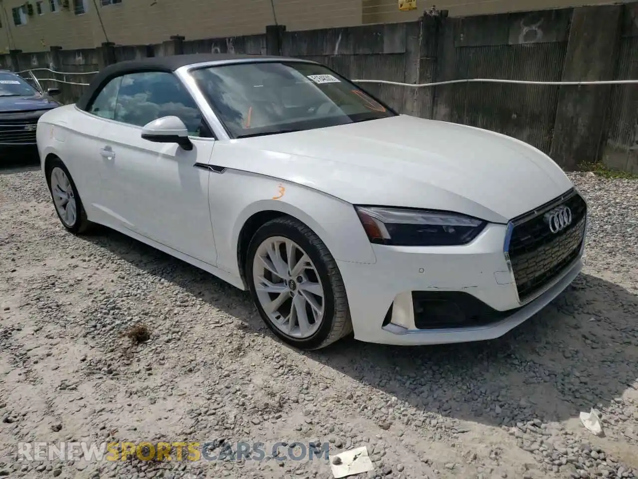 1 Photograph of a damaged car WAUWAGF51MN002655 AUDI A5 2021