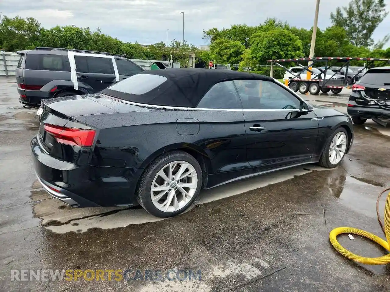3 fotografías del automóvil dañado WAUWAGF54MN001466 AUDI A5 2021