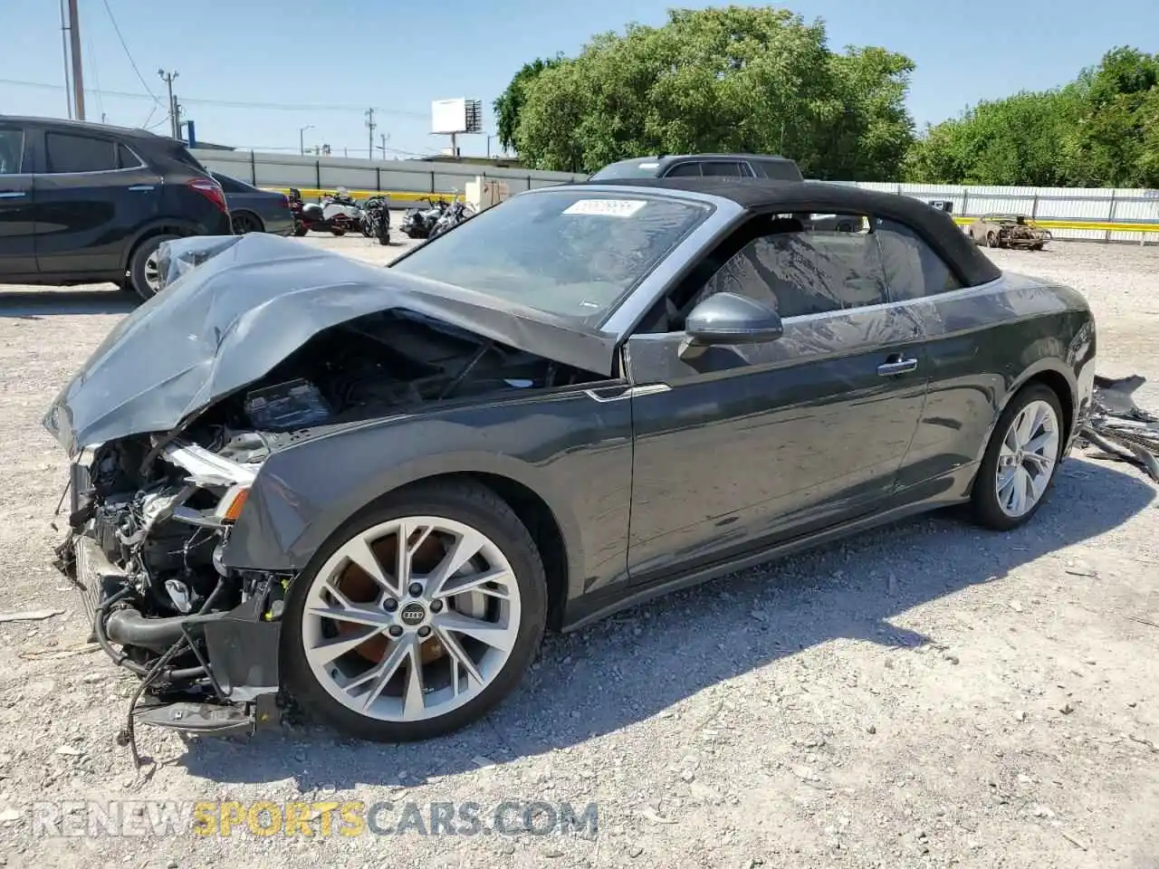 1 Photograph of a damaged car WAUWAGF56MN004871 AUDI A5 2021